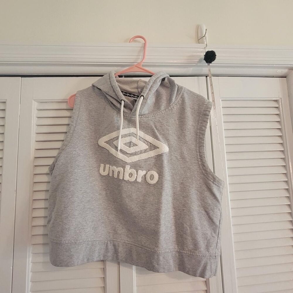Umbro Women's/Youth Tank Grey Hoodie